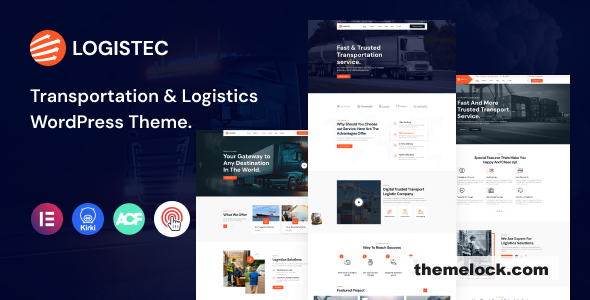 Logistec v1.0.8 – Transportation & Logistics WordPress Theme