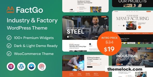 FactGo v1.0.3 – Construction Factory & Industry WordPress Theme