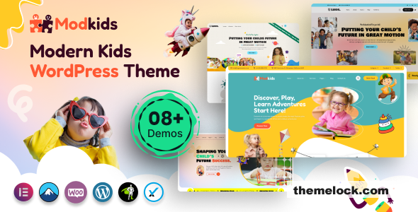 Modkids v1.0.1 - Modern Kids WordPress Theme