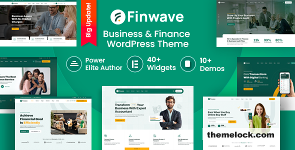 Finwave v1.1.4 – Business and Finance WordPress Theme