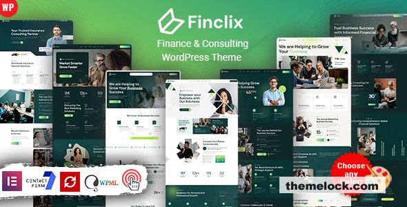 Finclix v1.0 – Finance & Consulting WordPress Theme