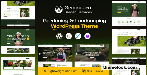 Greenaura v1.0.6 – Gardening & Landscape WordPress Theme