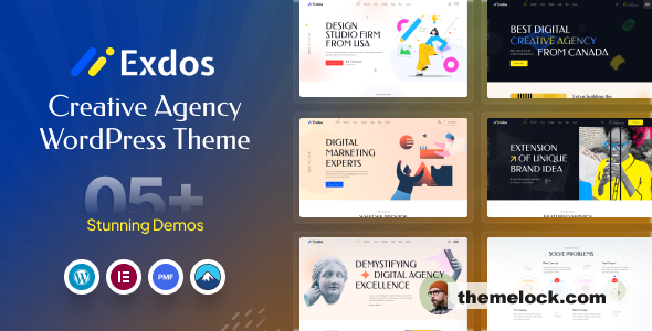 Exdos v1.1.3 – Digital Agency WordPress Theme
