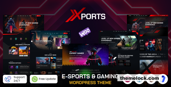 Xports v1.0.0 – eSports and Gaming WordPress Theme