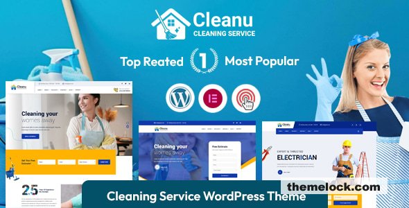 Cleanu v1.0.6 – Cleaning Services WordPress