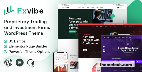 FXvibe v1.0 – Forex Prop Firm WordPress Theme