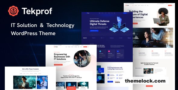 Tekprof v1.0.2 – IT Solution & Technology Elementor WordPress Theme