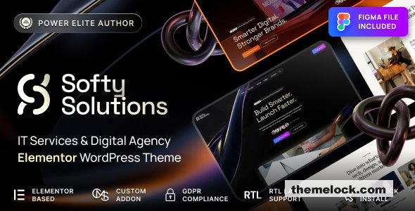 Softy Solutions v1.0.1 – IT Services & Digital Agency WordPress Theme