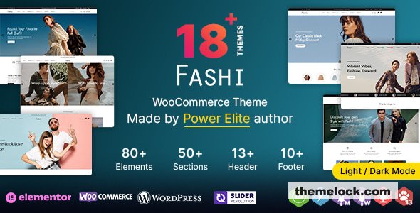 Fashi WP v1.0.0 – Multipurpose Fashion WooCommerce WordPress Theme