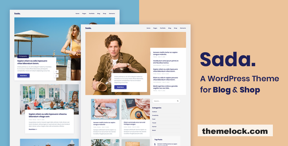 Sada v1.1.4 – A WordPress Theme For Blog & Shop