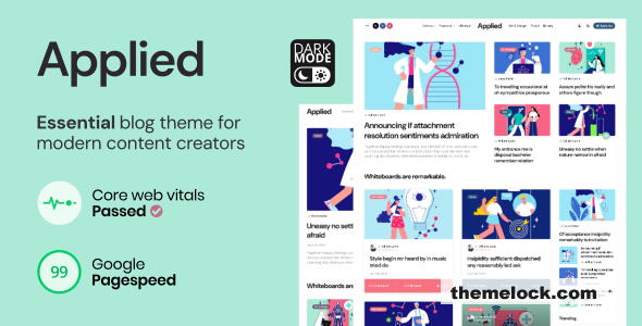 Applied v1.1.1 – Essential Blog theme for Modern Content Creators