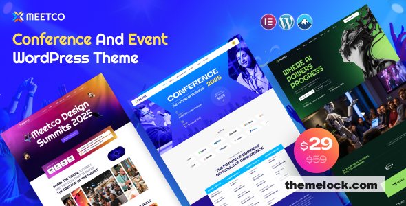 Meetco v1.0.0 – Event & Conference WordPress Theme