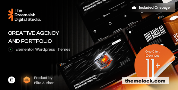Dreamslab v1.0.0 – Creative Portfolio & Agency WordPress Theme
