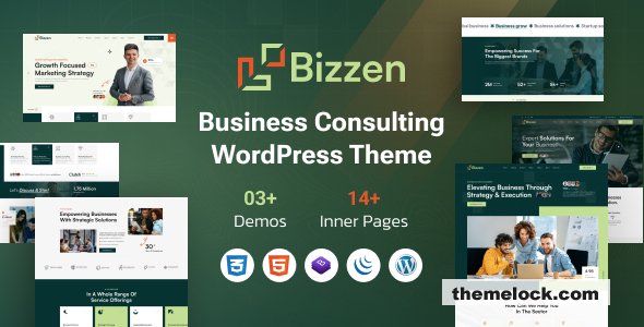 Bizzen v1.0 – Business Consulting WordPress Theme