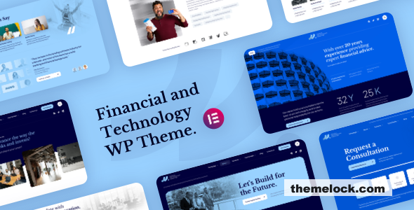 MLab v1.0.5 – Financial and Technology WordPress Theme