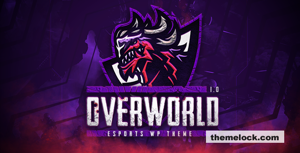 Overworld v1.5 – eSports and Gaming WordPress Theme
