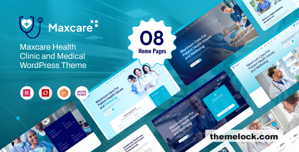 Maxcare v1.0.0 – Health & Medical WordPress Theme