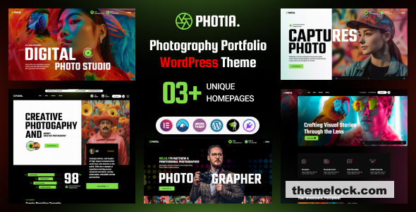 Photia v1.0.1 – Photography Portfolio WordPress Theme