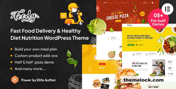Feedy v2.0.9 – Healthy Fast Food Delivery & Diet Nutrition WordPress Theme