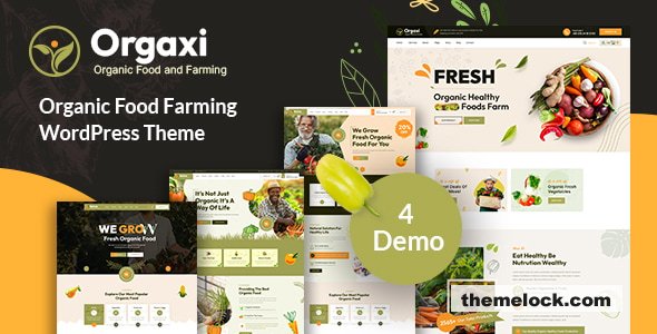 Orgaxi v1.1 – Organic food and fram WordPress Theme
