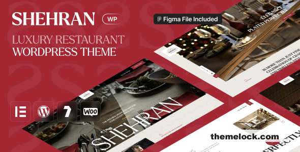 Shehran v1.0.0 - Restaurant WordPress Theme