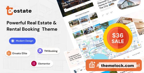 Tostate v1.0.1 – Property Listing & Real Estate Ads WordPress Theme