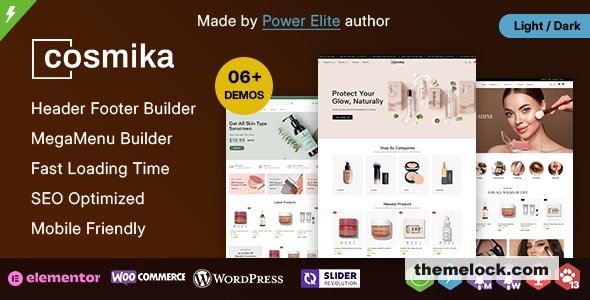 Cosmika v1.5.9 – Beauty Cosmetics & Makeup SkinCare WooCommerce WordPress Theme