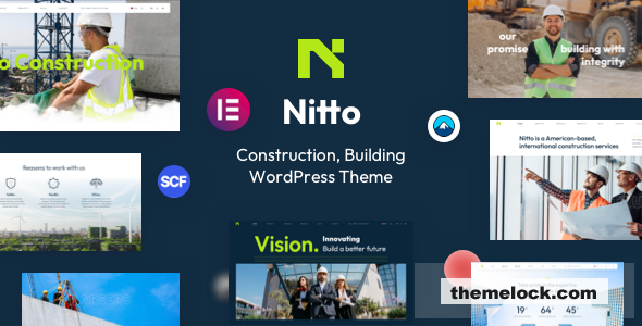 Nitto v1.0 – Building, Construction WordPress Theme