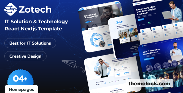 Zotech – IT Solutions & Technology React NextJS Template