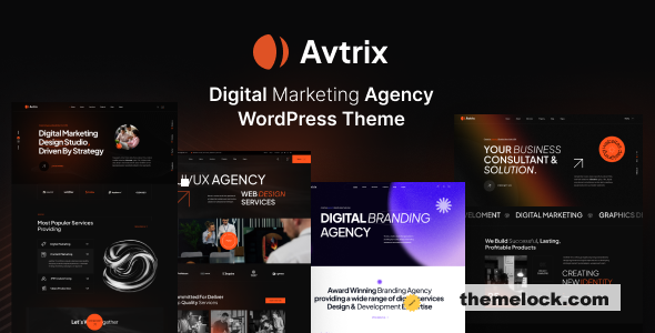 Avtrix v1.1.0 – Digital Marketing Agency WordPress Theme