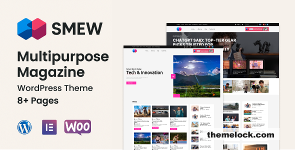 Smew v1.0 – Multipurpose Magazine WordPress Theme