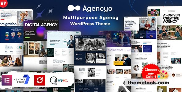 Agencyo v1.0 – Digital Agency WordPress Theme