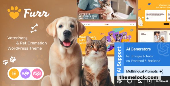 Furr v1.0 – Veterinary & Pet Shop WordPress Theme