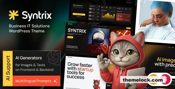 Syntrix v1.0 – Business IT Solutions WordPress Theme