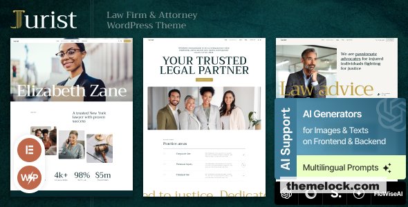 Jurist v1.0 – Law Firm & Attorney WordPress Theme