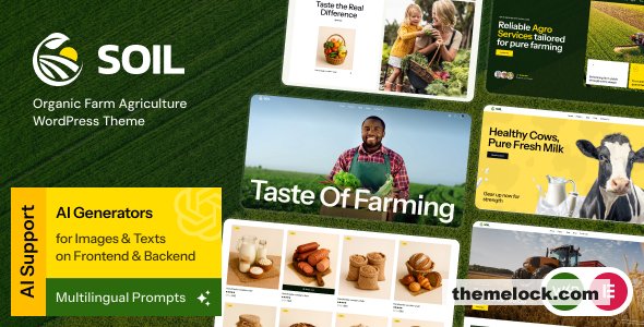 Soil v1.0 – Organic Farm Agriculture WordPress Theme