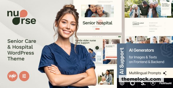Nurse v1.0 – Senior Care & Hospital WordPress Theme