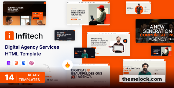 Infitech – Digital Agency & IT Service HTML Template